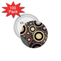 Art Retro Design Vintage 1 75  Buttons (100 Pack)  by Wegoenart