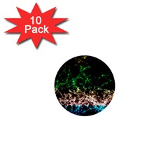 Wallpaper Fractal Lines Abstract 1  Mini Buttons (10 Pack)  by Wegoenart