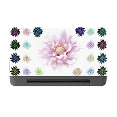 Abstract Transparent Image Flower Memory Card Reader With Cf by Wegoenart