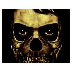 Angry Skull Monster Poster Double Sided Flano Blanket (medium)  by dflcprints