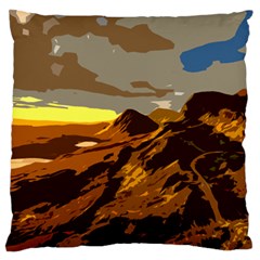 Scotland Monti Mountains Mountain Large Flano Cushion Case (one Side) by Pakrebo