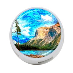 Painting Paintings Mountain 4-port Usb Hub (one Side) by Pakrebo
