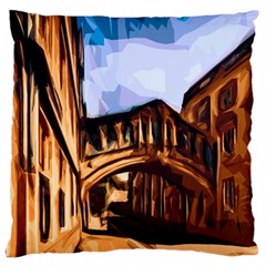 Street Architecture Building Large Flano Cushion Case (two Sides) by Pakrebo
