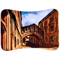 Street Architecture Building Velour Seat Head Rest Cushion by Pakrebo