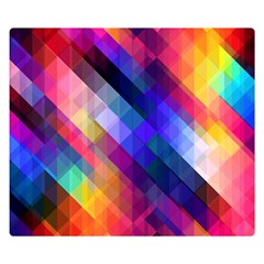 Abstract Background Colorful Pattern Double Sided Flano Blanket (small)  by Pakrebo