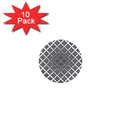 Background Pattern Halftone 1  Mini Buttons (10 Pack)  by Pakrebo