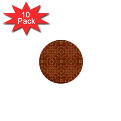 Mosaic Triangle Symmetry 1  Mini Buttons (10 Pack)  by Pakrebo