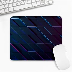 Glass Scifi Violet Ultraviolet Large Mousepads by Pakrebo