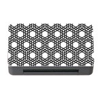 Geometric Floral Curved Shape Motif Memory Card Reader with CF Front