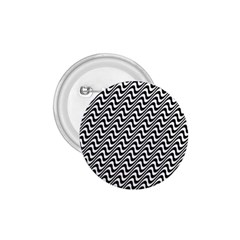 White Line Wave Black Pattern 1 75  Buttons by Pakrebo