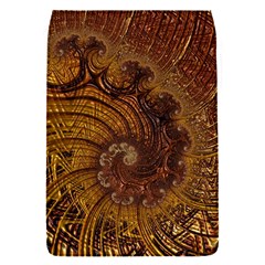 Copper Caramel Swirls Abstract Art Removable Flap Cover (s) by Pakrebo