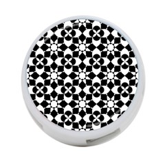 Mosaic Floral Repeat Pattern 4-port Usb Hub (one Side) by Pakrebo