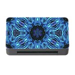 Background Blue Flower Memory Card Reader with CF Front