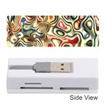 Abstract Background Pattern Art Memory Card Reader (Stick) Front