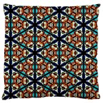 Church Window Stained Glass Texture Standard Flano Cushion Case (Two Sides) Back