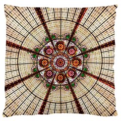 Pattern Round Abstract Geometric Standard Flano Cushion Case (two Sides) by Pakrebo