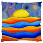 Paint Painting Landscape Scene Large Flano Cushion Case (One Side) Front