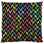 Abstract Geometric Standard Flano Cushion Case (One Side) Front