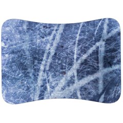 Echo Blue Velour Seat Head Rest Cushion by JezebelDesignsStudio