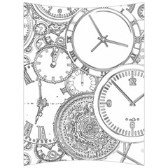 Time Goes On Back Support Cushion by JezebelDesignsStudio