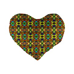 Ml-1 Standard 16  Premium Heart Shape Cushions by ArtworkByPatrick