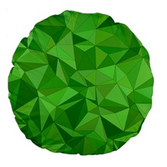 Mosaic Tile Geometrical Abstract Large 18  Premium Round Cushions by Mariart