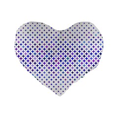 Star Curved Background Geometric Standard 16  Premium Heart Shape Cushions by Mariart