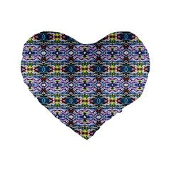 Ml-4-4 Standard 16  Premium Heart Shape Cushions by ArtworkByPatrick