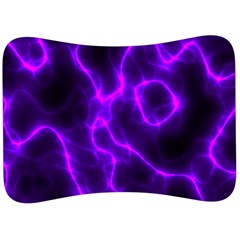 Purple Pattern Background Structure Velour Seat Head Rest Cushion by Pakrebo