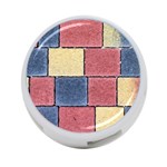 Model Mosaic Wallpaper Texture 4-Port USB Hub (One Side) Front