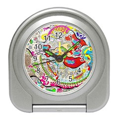 Supersonic Pyramid Protector Angels Travel Alarm Clock by chellerayartisans