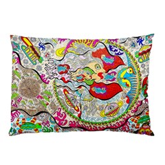 Supersonic Pyramid Protector Angels Pillow Case by chellerayartisans