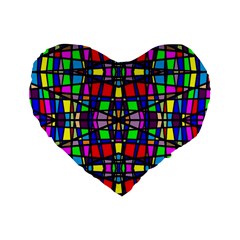 Ml 6-1 Standard 16  Premium Heart Shape Cushions by ArtworkByPatrick