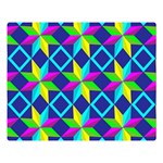 Pattern Star Abstract Background Double Sided Flano Blanket (Large)  Blanket Back