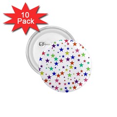 Star Random Background Scattered 1 75  Buttons (10 Pack) by Pakrebo