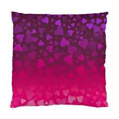Purple Pink Hearts  Standard Cushion Case (one Side) by LoolyElzayat
