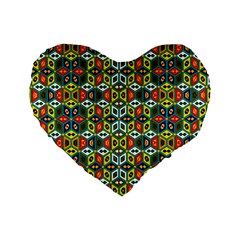 Ml-7-2 Standard 16  Premium Heart Shape Cushions by ArtworkByPatrick