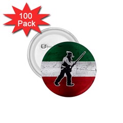 Flag Patriote Quebec Patriot Red Green White Grunge Vieux Patriot Henri Julien 1 75  Buttons (100 Pack)  by Quebec