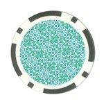 Colorful Abstract Print Pattern Poker Chip Card Guard (10 pack) Front