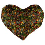 ML-7-6 Large 19  Premium Heart Shape Cushions Front