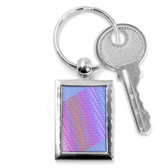 Diagonal Line Design Art Key Chains (rectangle)  by LoolyElzayat