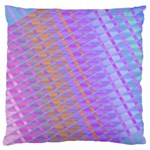 Diagonal Line Design Art Large Flano Cushion Case (Two Sides) Back