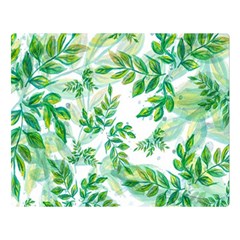 Tiny Tree Branches Double Sided Flano Blanket (large)  by WensdaiAmbrose