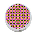 Tile Background Image Design 4-Port USB Hub (Two Sides) Front