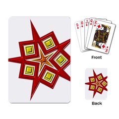 Pattern Tile Decorative Design Star Playing Cards Single Design by Pakrebo