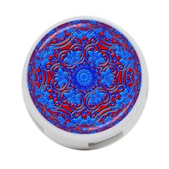 Background Fractals Surreal Design Art 4-port Usb Hub (one Side) by Pakrebo