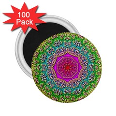 Mandala  Background Geometric 2 25  Magnets (100 Pack)  by Pakrebo