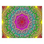 Mandala  Background Geometric Double Sided Flano Blanket (Large)  Blanket Back