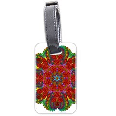 Mandala Fractal Graphic Design Luggage Tags (two Sides) by Pakrebo