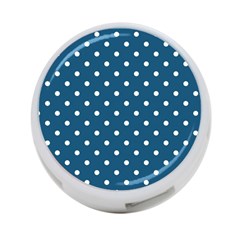 Turquoise Polka Dot 4-port Usb Hub (one Side) by retrotoomoderndesigns